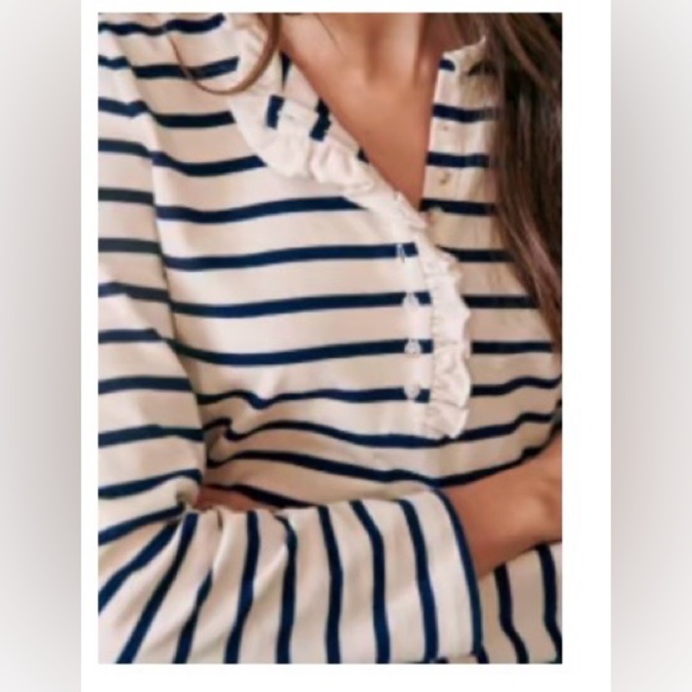 Sézane Gaëlle marinière top in XL